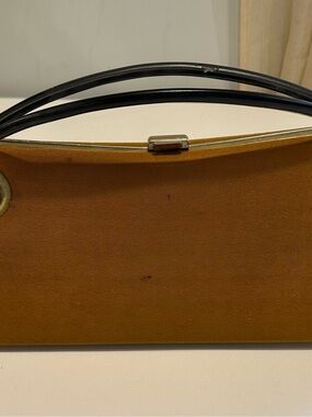 Vintage Classic Brown Suede Leather Top-Handle Women's Bag
